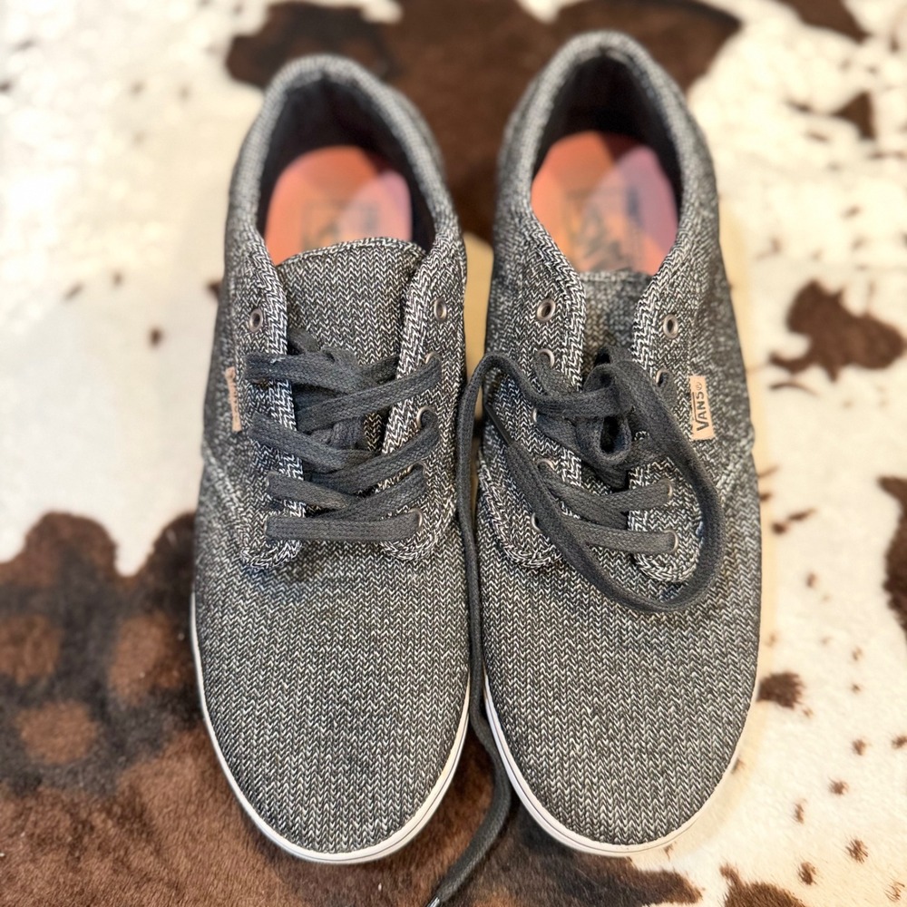 Vans Atwood Low Sneakers Womens 9 Herringbone UltraCush Skate Dark Academia